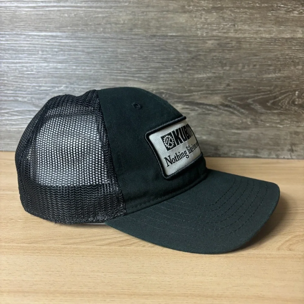 Kubota Hat Cap Snap Back Black Tractor Performance Outdoor Adjustable